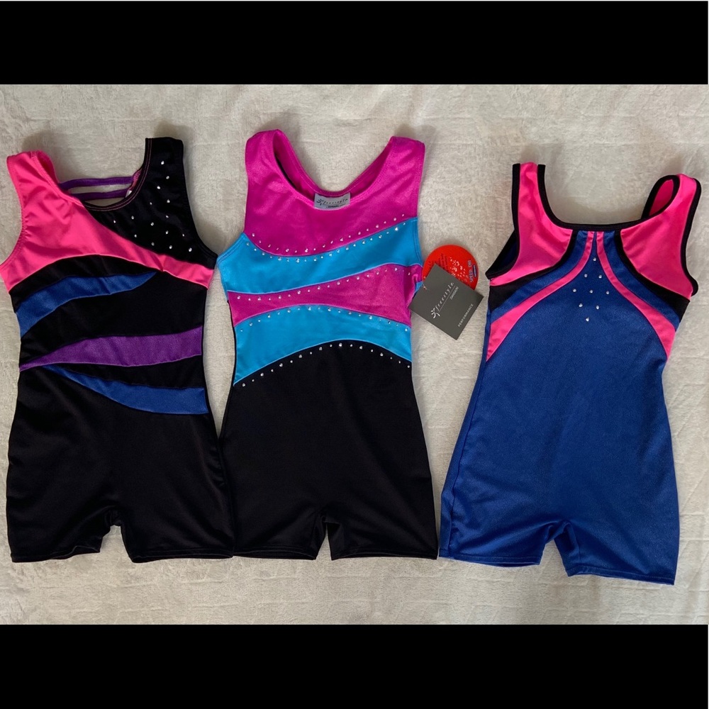 Freestyle by Danskin girls leotards. Bundle of 3!